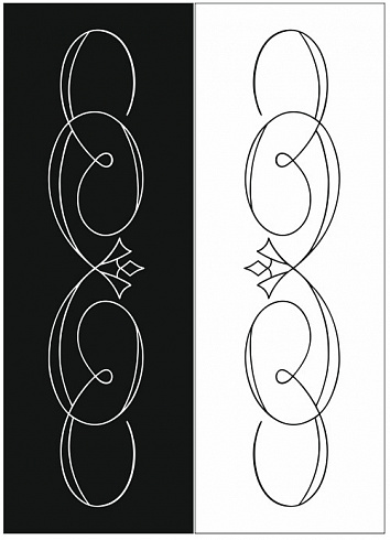 123515 орнамент матирование